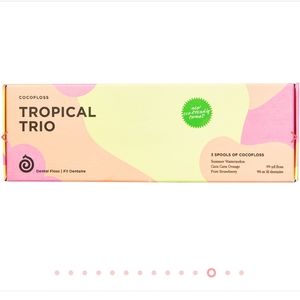 NWT! Cocofloss! Tropical Trio!